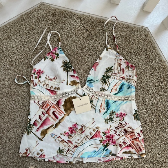 NWT Favorite Daughter The Blackberry Lace Insert Camisole… - Picture 3 of 5